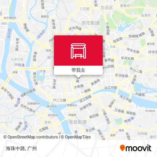 海珠中路地图