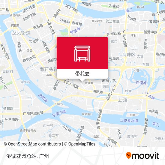 侨诚花园总站地图
