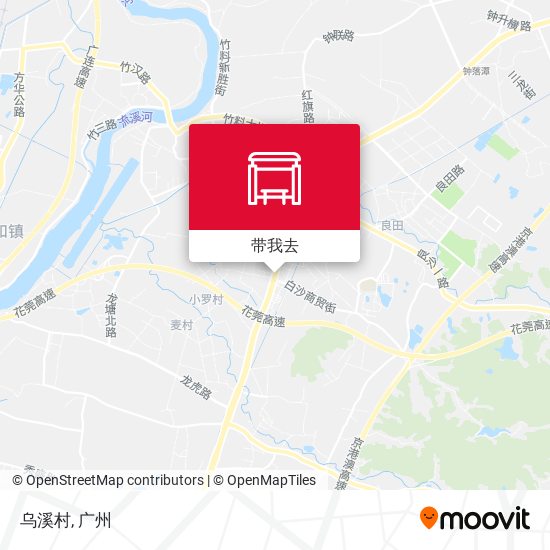 乌溪村地图