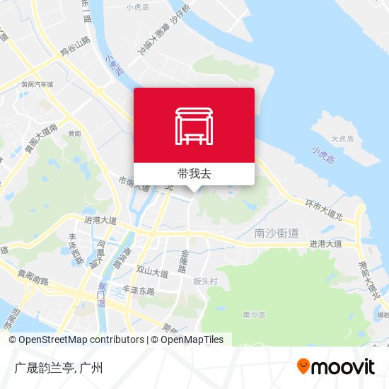 广晟韵兰亭地图