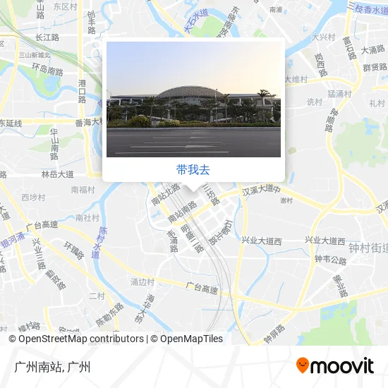 广州南站地图
