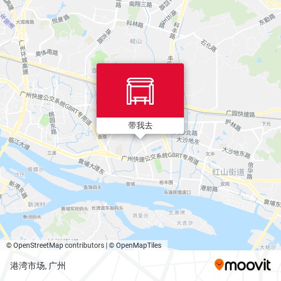 港湾市场地图