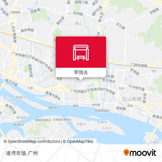 港湾市场地图