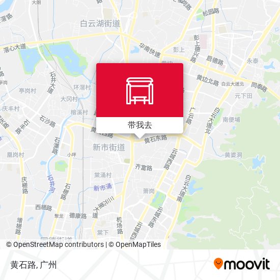 黄石路地图