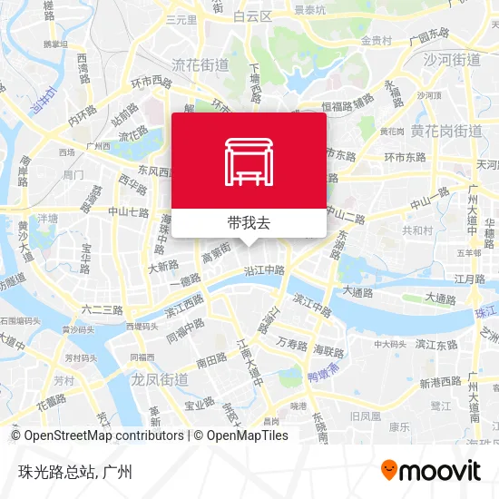 珠光路总站地图