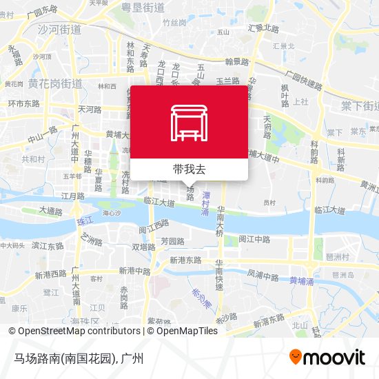 马场路南(南国花园)地图