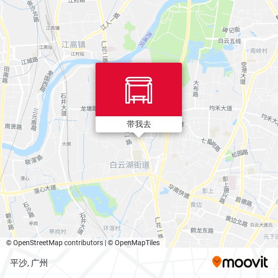平沙地图