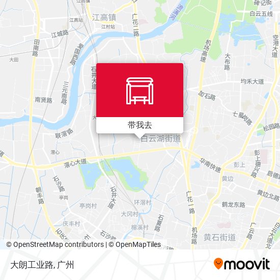 大朗工业路地图