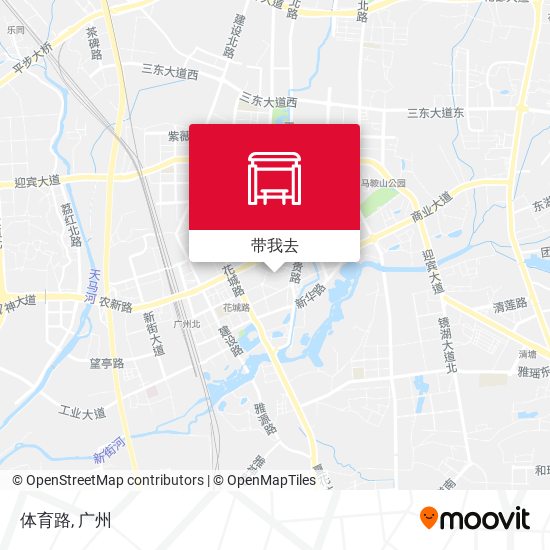 体育路地图