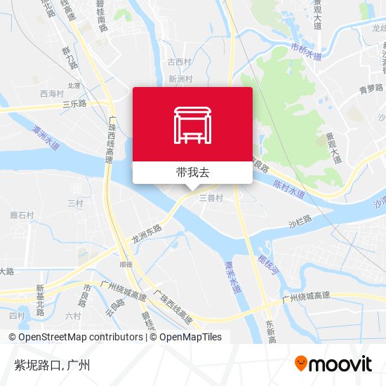 紫坭路口地图