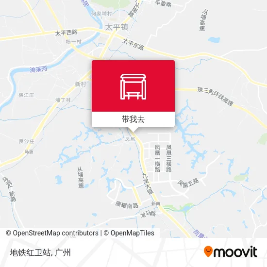 地铁红卫站地图