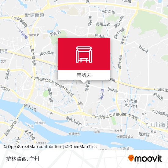 护林路西地图
