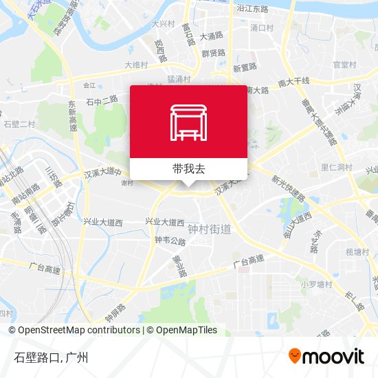 石壁路口地图
