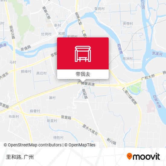 里和路地图