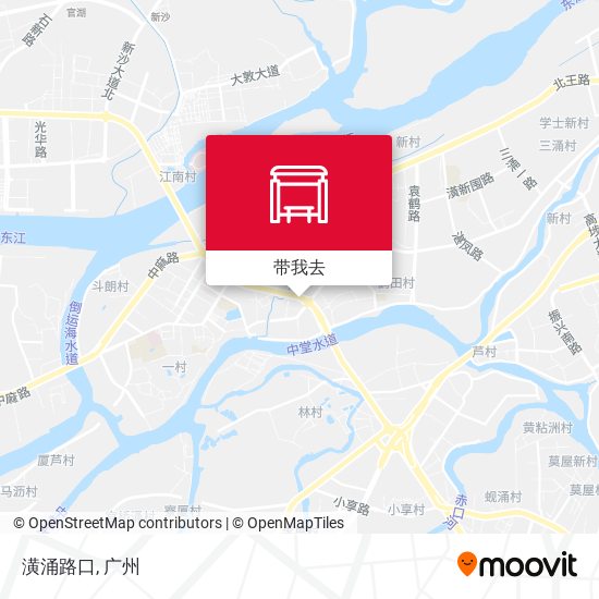 潢涌路口地图