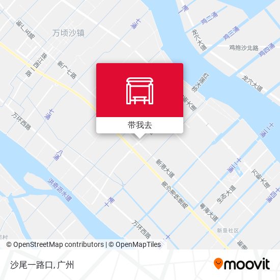 沙尾一路口地图