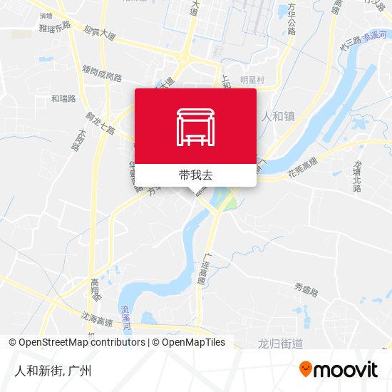 人和新街地图