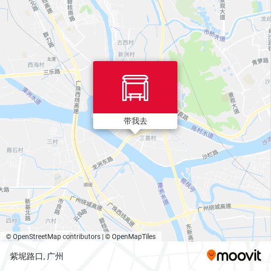 紫坭路口地图
