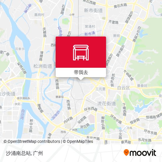 沙涌南总站地图