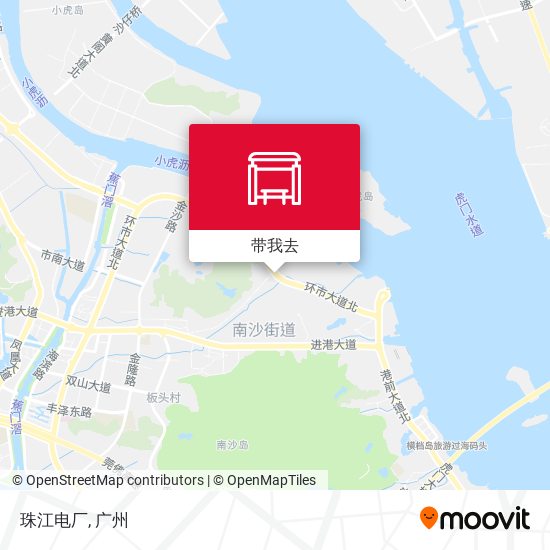 珠江电厂地图