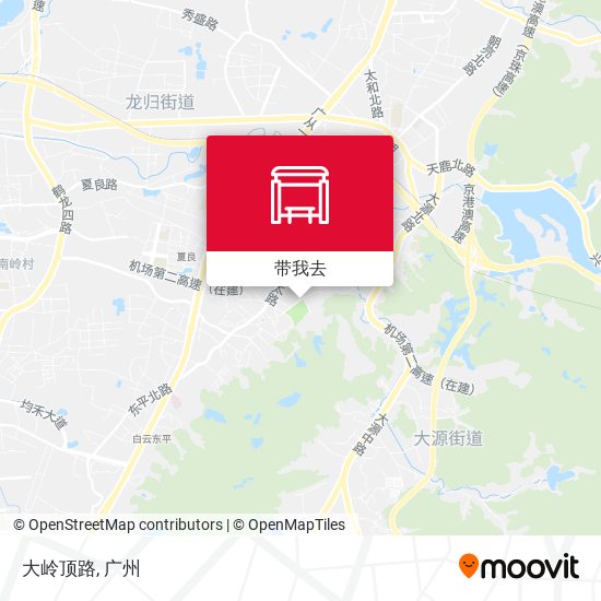 大岭顶路地图