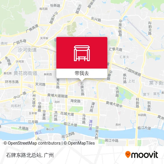 石牌东路北总站地图