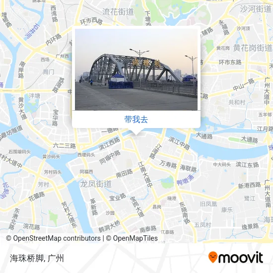 海珠桥脚地图