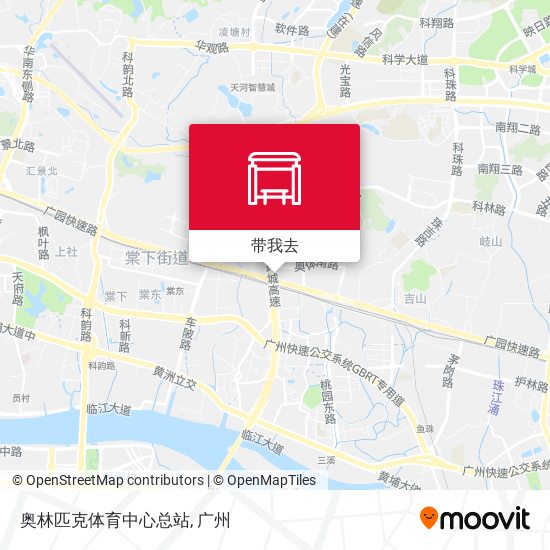 奥林匹克体育中心总站地图