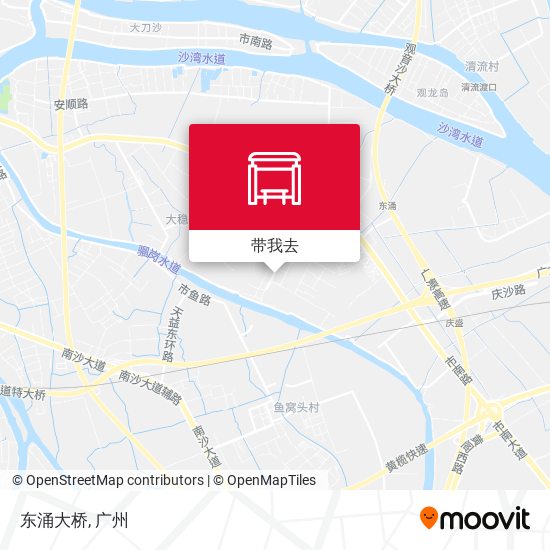 东涌大桥地图