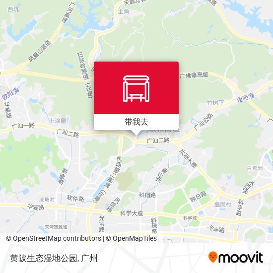 黄陂生态湿地公园地图
