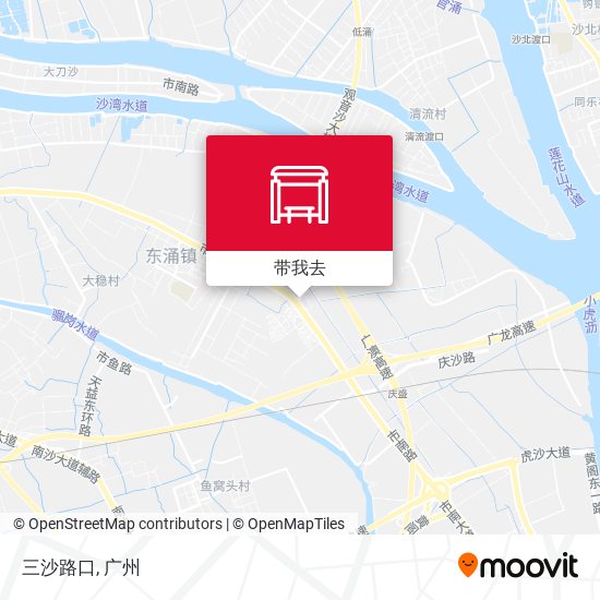 三沙路口地图