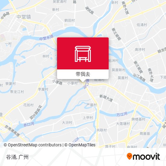 谷涌地图
