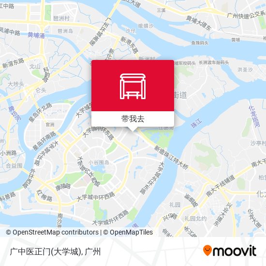 广中医正门(大学城)地图