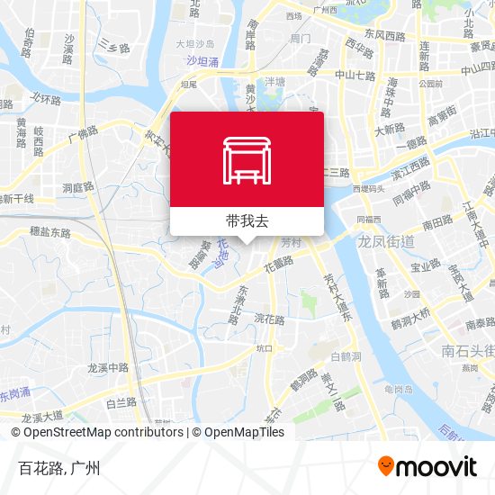 百花路地图