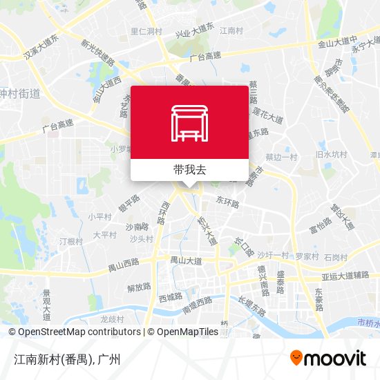 江南新村(番禺)地图