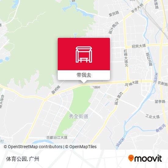 体育公园地图