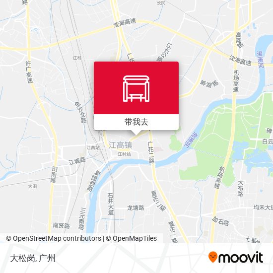 大松岗地图