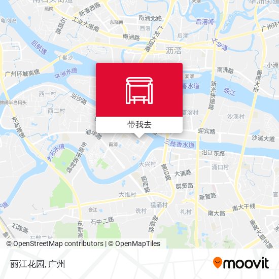丽江花园地图