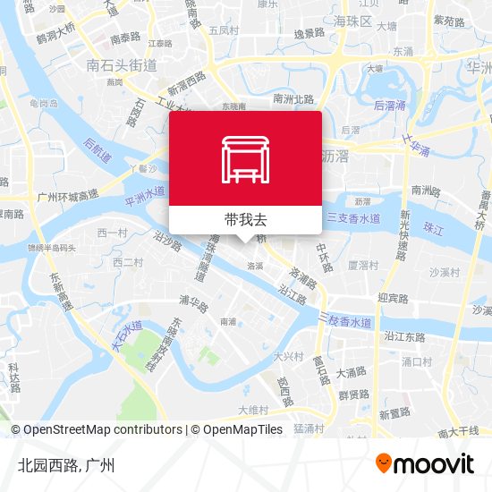 北园西路地图