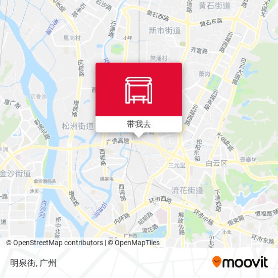 明泉街地图