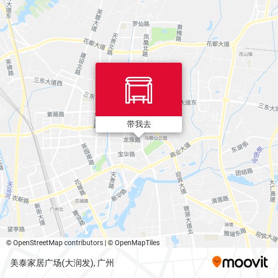 美泰家居广场(大润发)地图