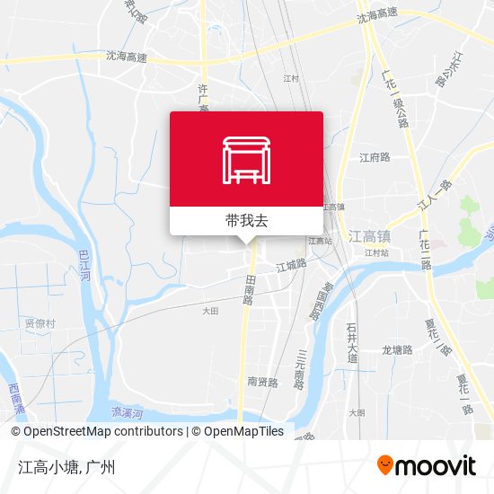 江高小塘地图