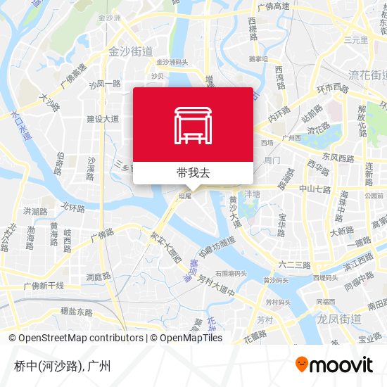 桥中(河沙路)地图