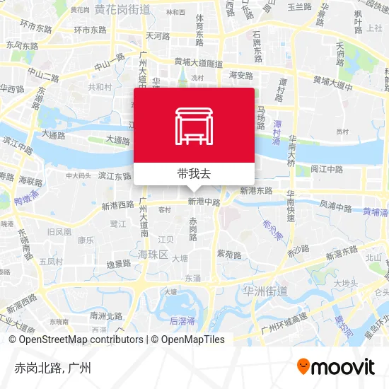 赤岗北路地图