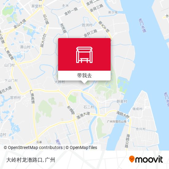 大岭村龙漖路口地图