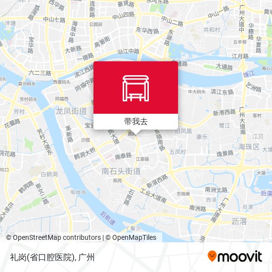 礼岗(省口腔医院)地图