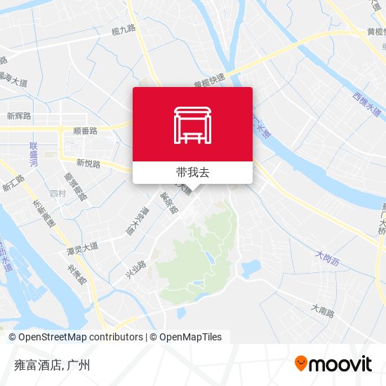 雍富酒店地图