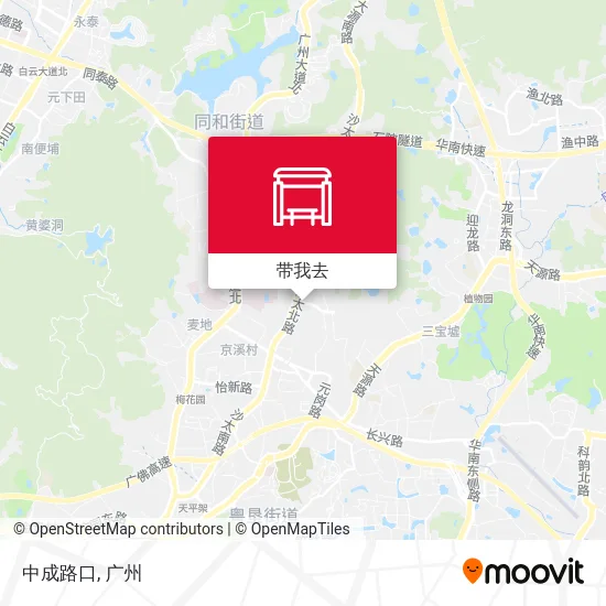 中成路口地图