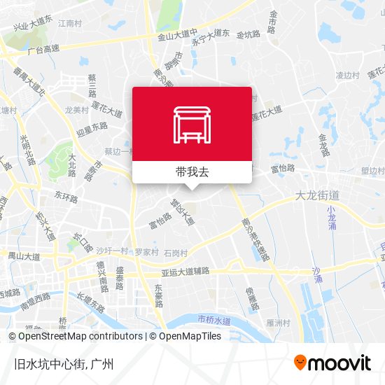 旧水坑中心街地图