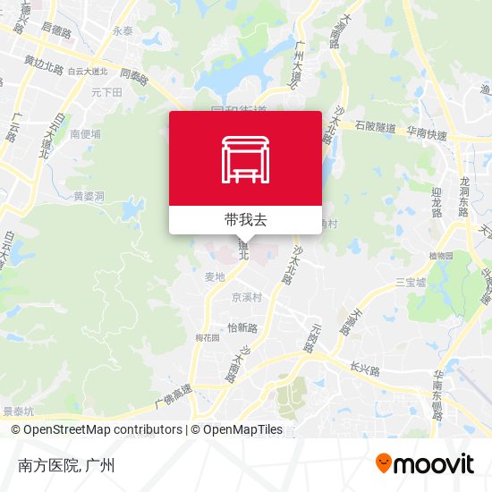 南方医院地图